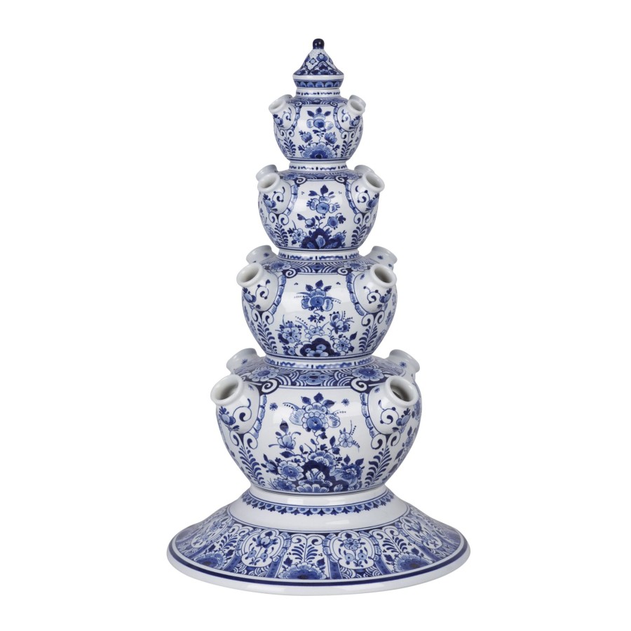 Interieur Royal Delft | Tulpenpiramide Rond Bloem