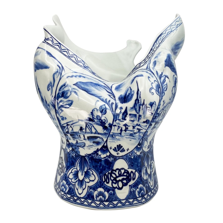 Interieur Royal Delft | Blow Away Vase | Handgeschilderde Editie