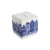 Interieur Royal Delft | Spaarpot Kubus Grachtenpanden