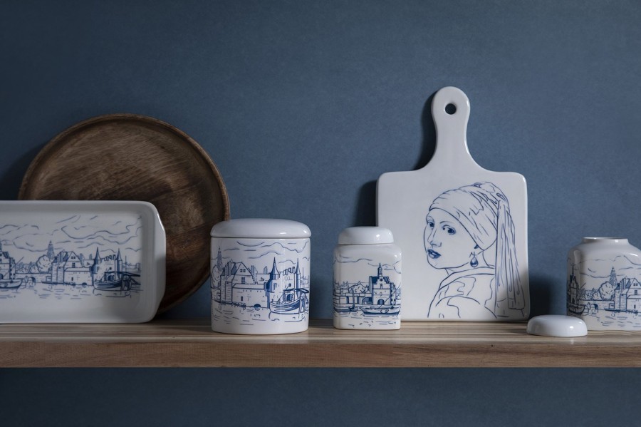 Tafelen Royal Delft | Kaasplank Vermeer