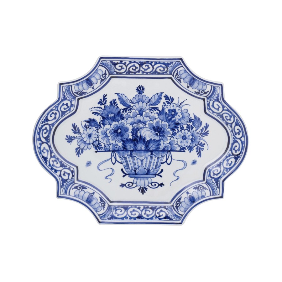 Interieur Royal Delft | Bord Bloemenmand