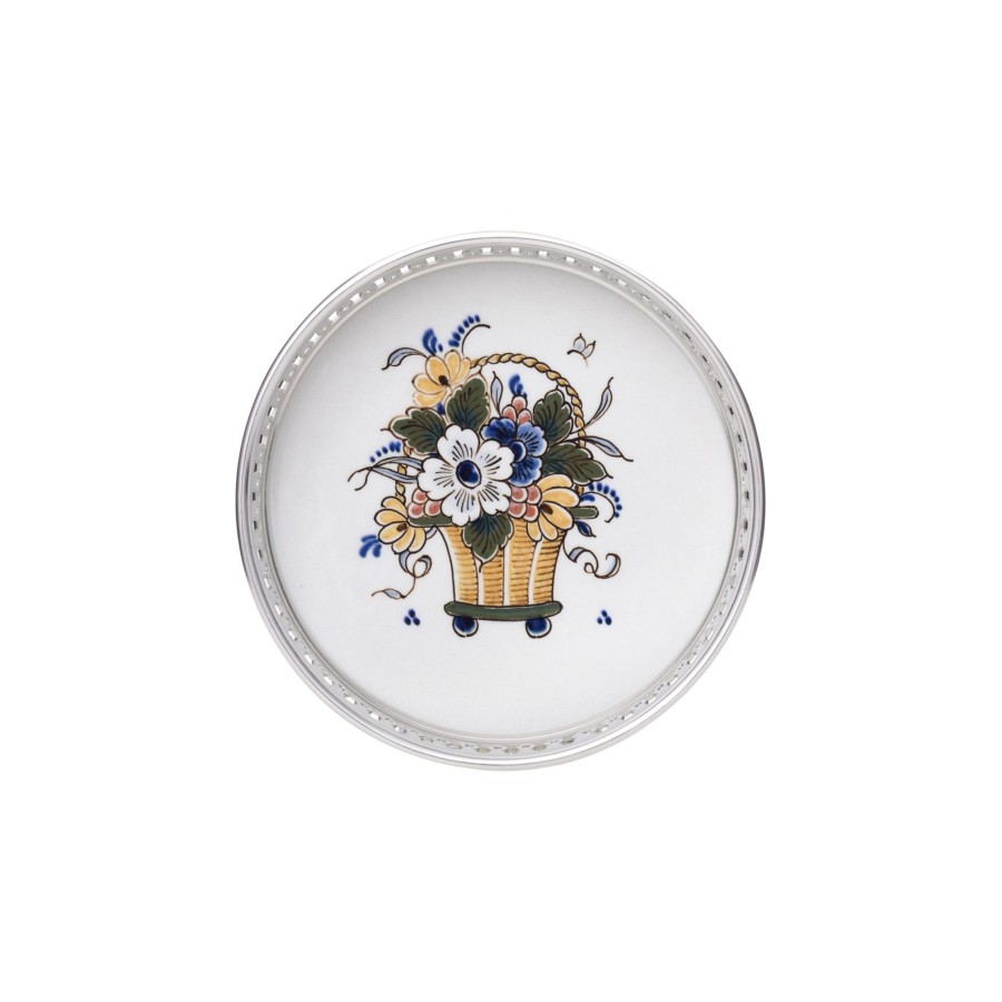 Interieur Royal Delft | Onderzetter Bloemenmand