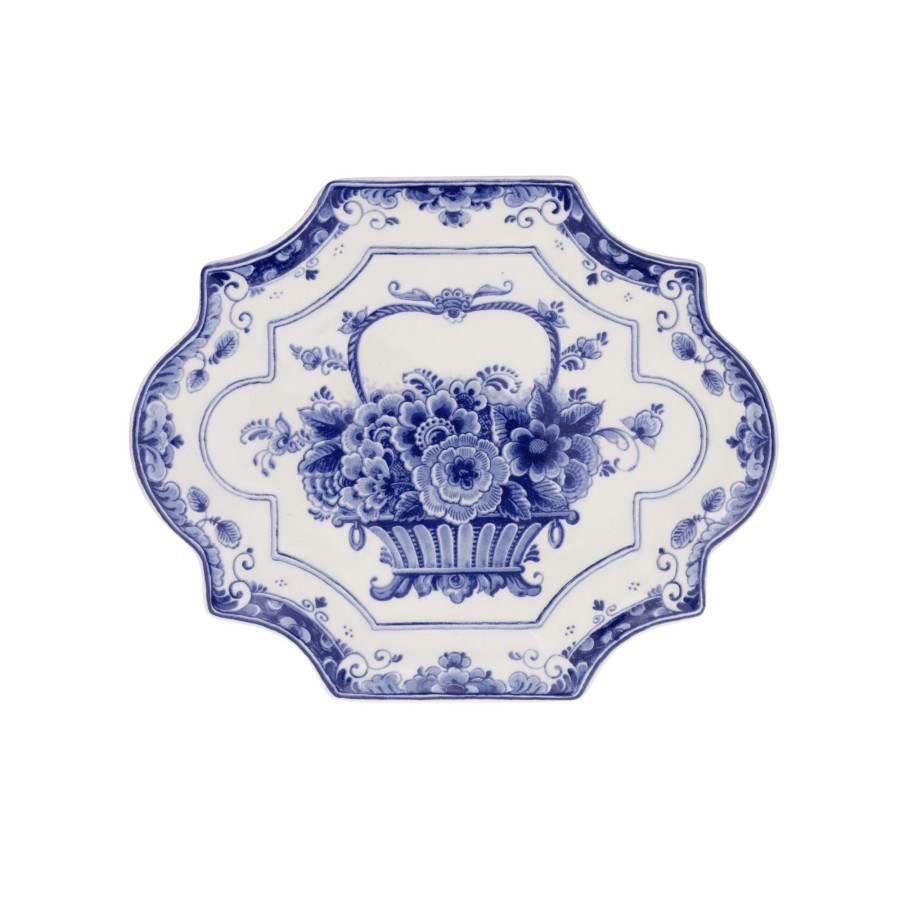 Interieur Royal Delft | Bord Bloemenmand