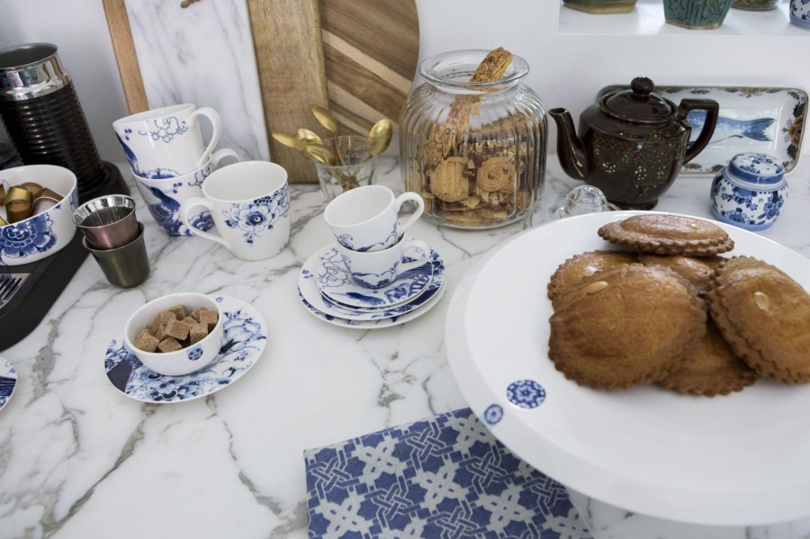 Tafelen Royal Delft | Touch Of Blue Cake Stand