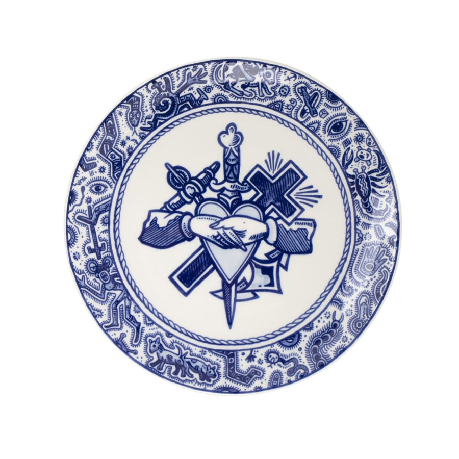 Interieur Royal Delft | Bord Geloof, Hoop & Liefde