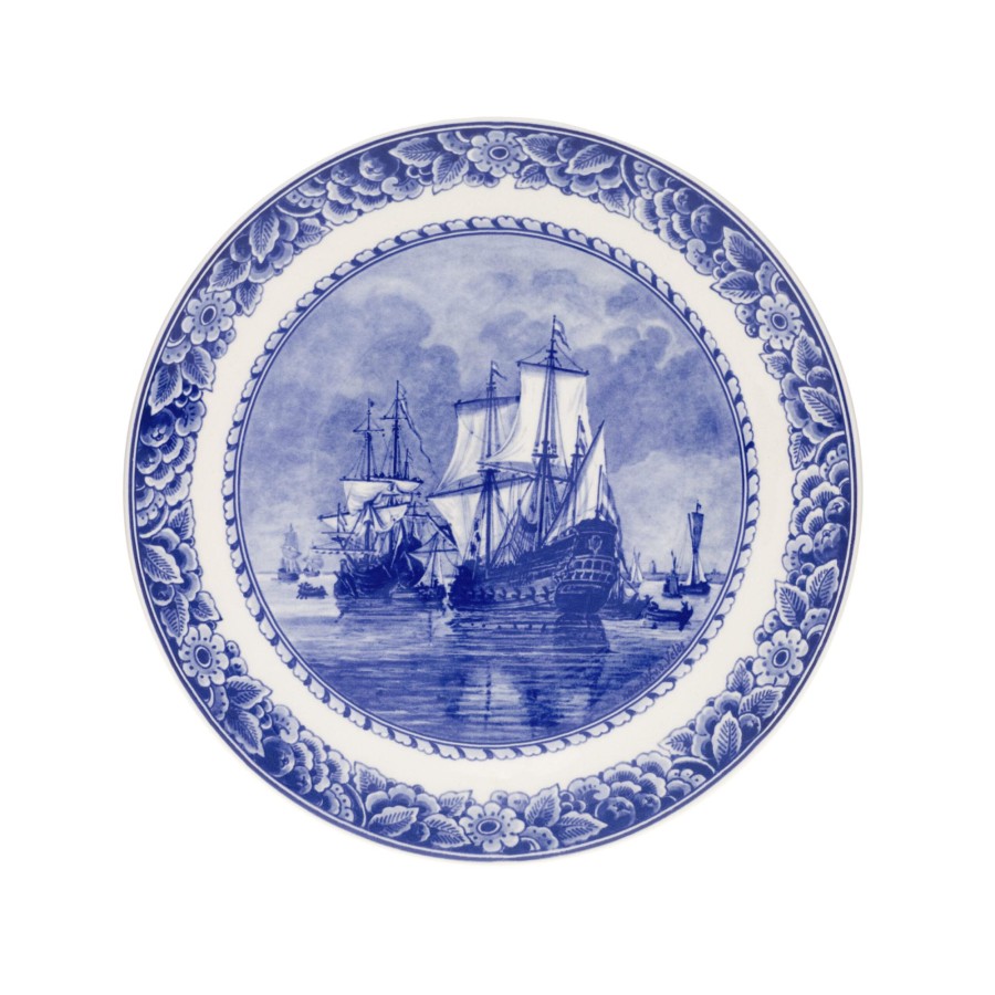 Interieur Royal Delft | Bord Schepen V.D.Velde