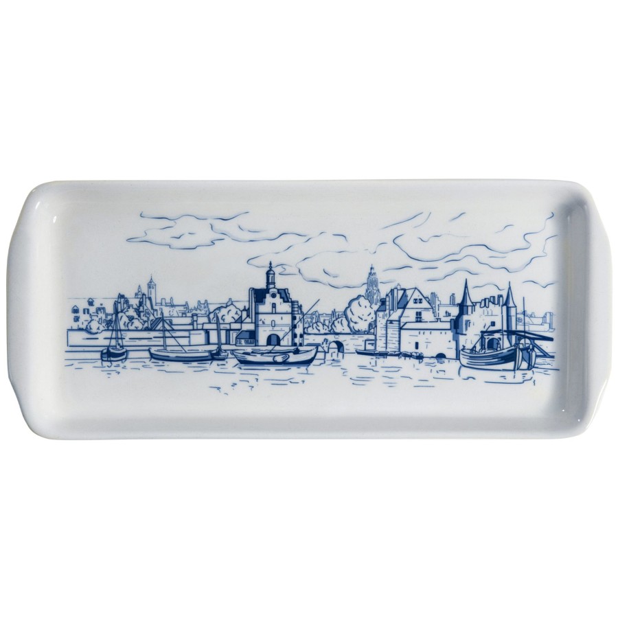 Tafelen Royal Delft | Cakeschaal Vermeer