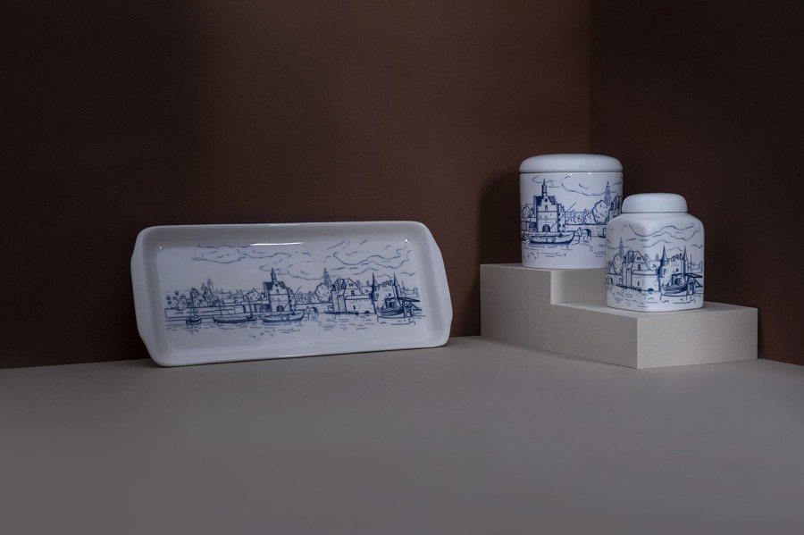 Tafelen Royal Delft | Cakeschaal Vermeer